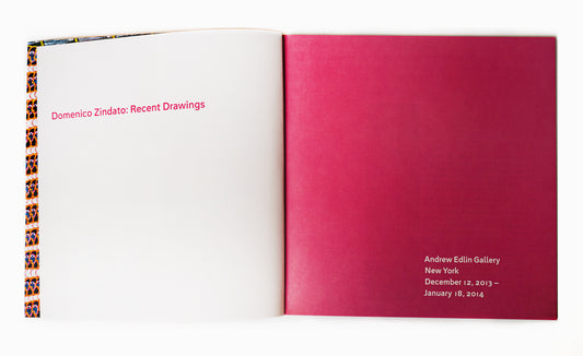 Domenico Zindato: Recent Drawings